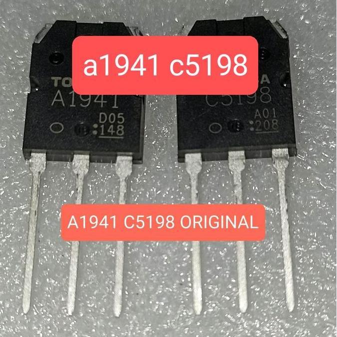 Transistor A1941 C5198 Original Asli A 1941 C 5198 (1Pasang) Murah!