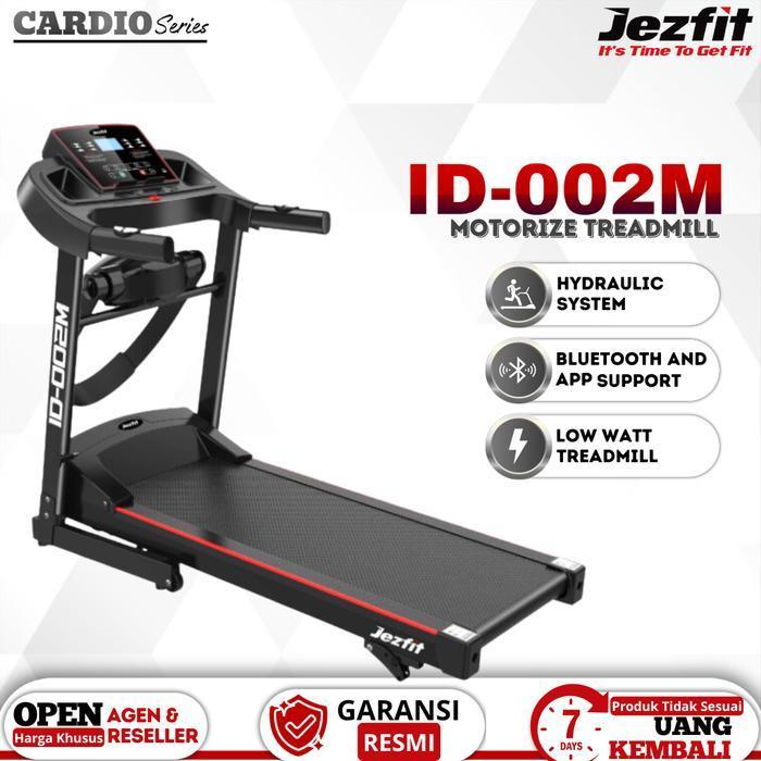 JEZFIT ALAT FITNESS TREADMILL ELEKTRIK ID 002M ORIGINAL DAN TERPERCAYA