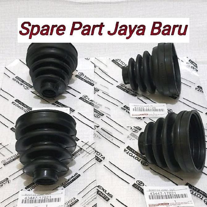 Karet Cv Joint As Roda Luar Dalam Kiri Kanan Toyota Yaris New Vios Gen 2 2007-2012 1Set4Pc Bonus Kle
