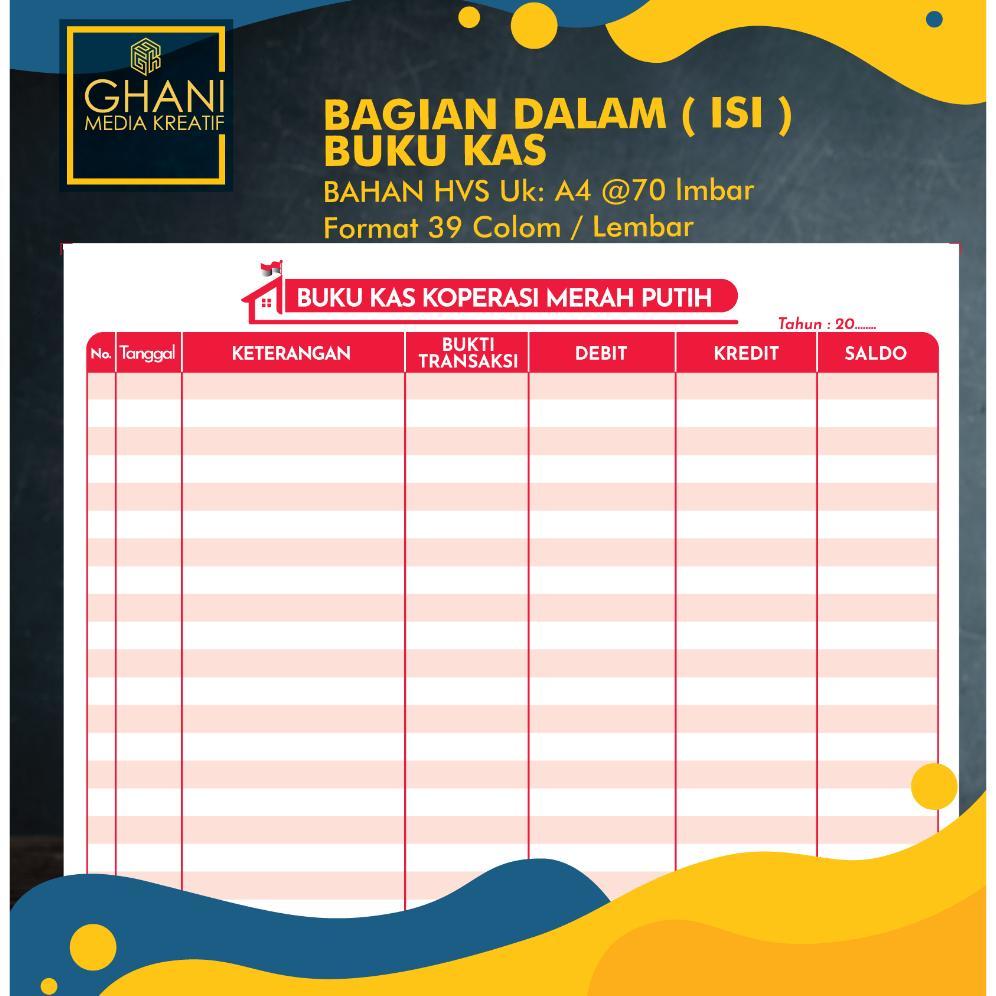 Diskon Buku Kas Koperasi Merah Putih