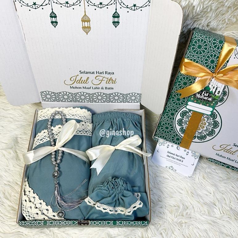 Diskon [Mukena]Hampers Lebaran Mukena/Hampers Idul Fitri/Kado Perlengkapan Sholat/Kado Ramadhan/Kado
