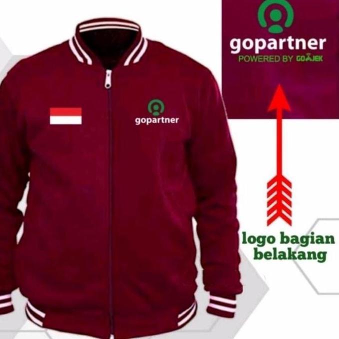 New Jaket Baseball Gopartner Terbaru//Jaket Krah Baseball Driver Gopartner