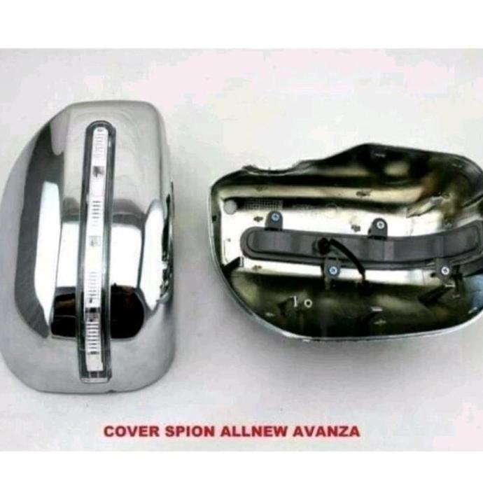 Promo Cover Spion/ Pelindung Spion All New Avanza/Veloz/Type G 2012-2014 Chrome Car Cod