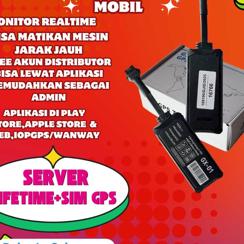 Gps Tracker Motor & Mobil Gx-01 Bisa Matikan Mesin Iopgps/Wanway Garansi 1 Tahun