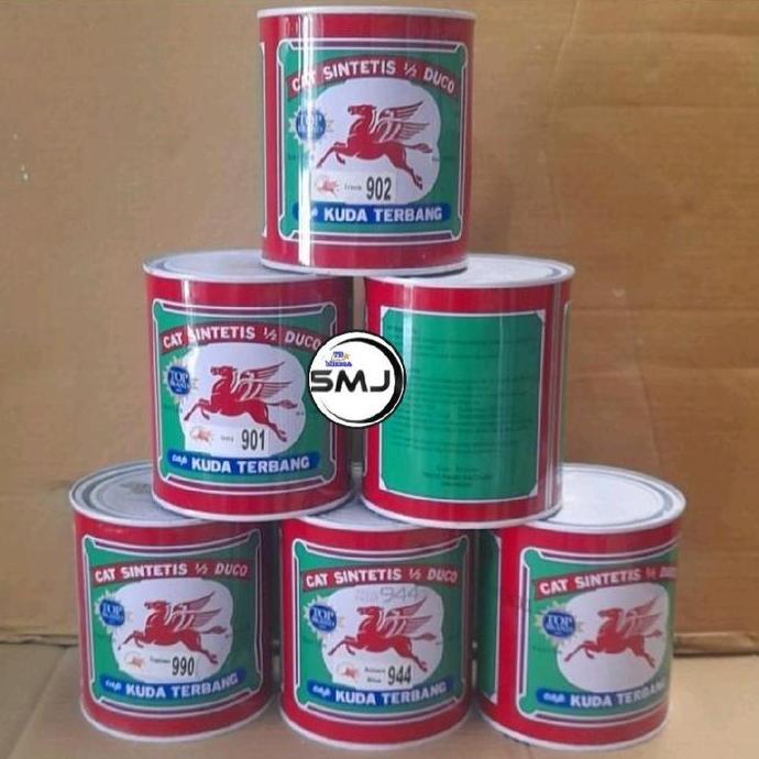 Cat Kayu dan Besi Kuda Terbang Variasi Warna 1 kg Cat Kuda Terbang Cat Minyak Kuda Terbang 1kg