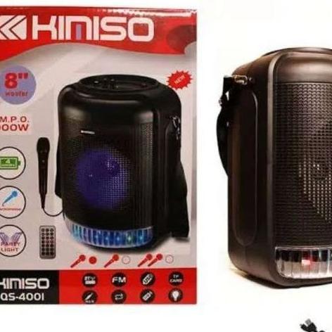 Speaker Spiker Wireless Bluetooth Qs 4001 Portable 8 Inch