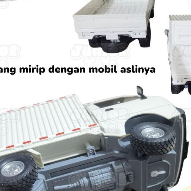 Mobil Remote Control Rc Pick Up Box Cargo Truck Miniatur Carry Apv Mainan Rc Mobilan Truk Barang