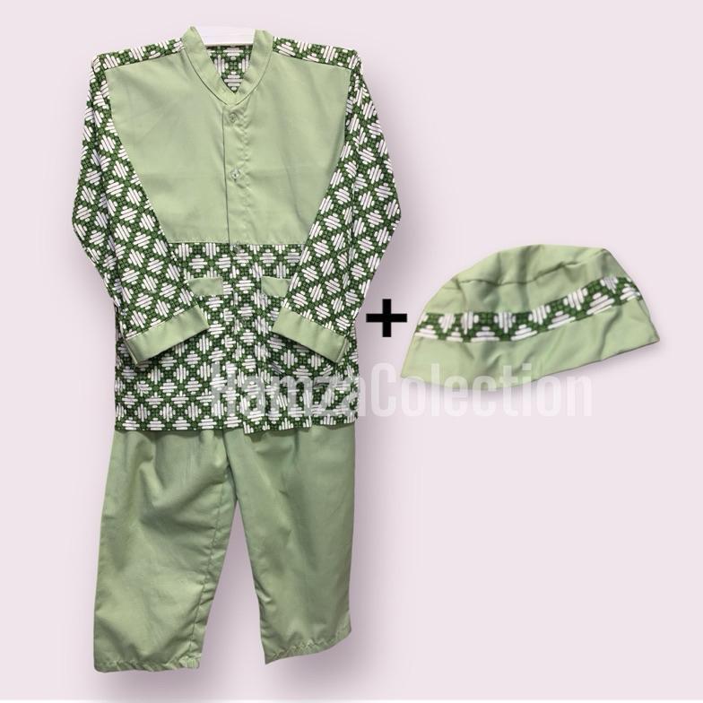 Free Ongkir Seragam Muslim Anak . Gamis Muslim Tk / Paud . Gamis Setelan Laki
