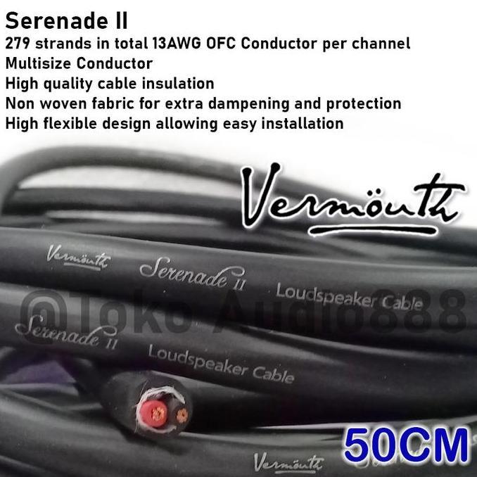 Kabel Speaker Bulk, Vermouth Serenade II 13 AWG