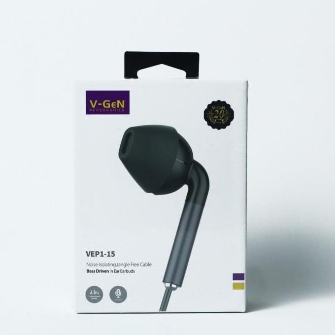VGEN VEP1 15 Wired Handsfree Headset L Shape Gaming V-Gen Earphone