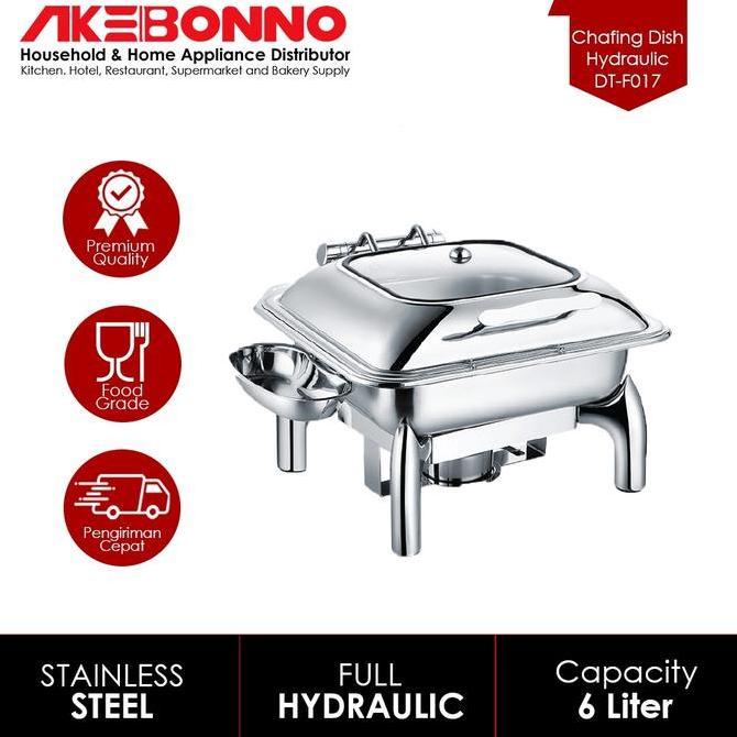 AKEBONNO - Chafing Dish/Wadah/Tempat Prasmanan Penghangat Makanan Jumbo Multifungsi Stainless Steel