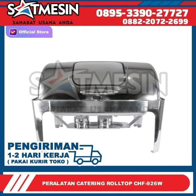 Tempat prasmanan 9 Liter chaffing dishes full stainless CHF-926W