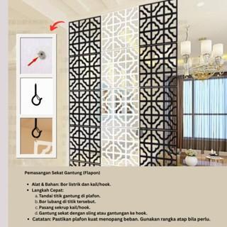 Dekorasi Penyekat Ruangan Vintage - Pembatas Ruangan - Sekat Dekorasi