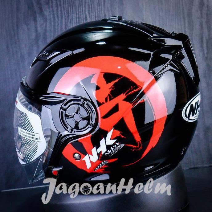 HELM NHK GLADIATOR KANJI | DOUBLE VISOR - Motorcycle terlaris