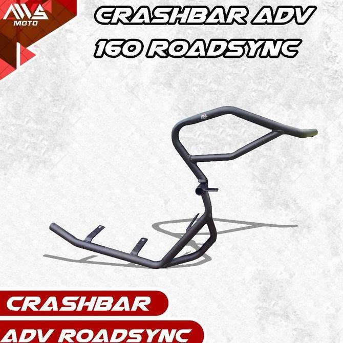 Crashbar adv 160 roadsync, tulbular adv 160 roadsync, crashbar adv 160 rodsync full body depan Origi