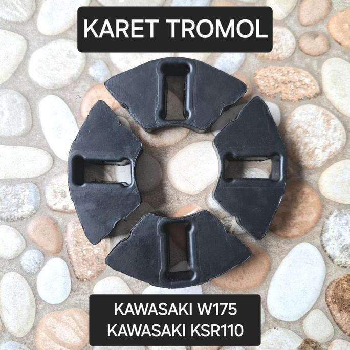 KARET TROMOL KAWASAKI W175 Z125 KSR 125 KSR 110 KARET DUMPER TROMOL GEAR RODA BELAKANG SPESIAL