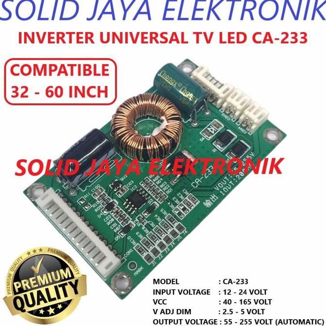 Produk andalan kami INVERTER LAMPU BACKLIGHT LED UNIVERSAL MULTI 32 - 60 INC CA233 MODUL