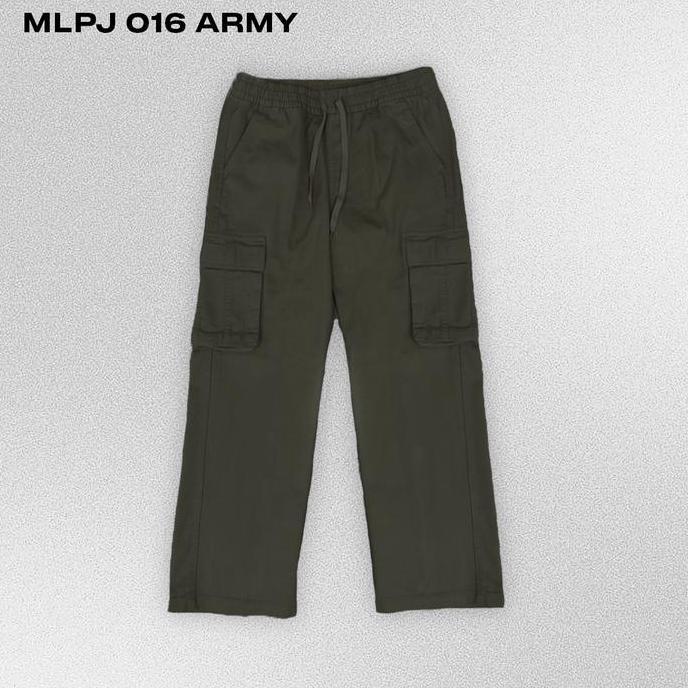[New Launch] Malibu Celana Cargo Denim Panjang