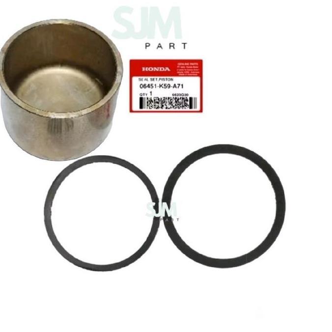 Seal Set Piston Sil Piston Seat Kaliper Rem Cakram Depan Honda Vario 150 Esp Vario 125Esp Genio 4511