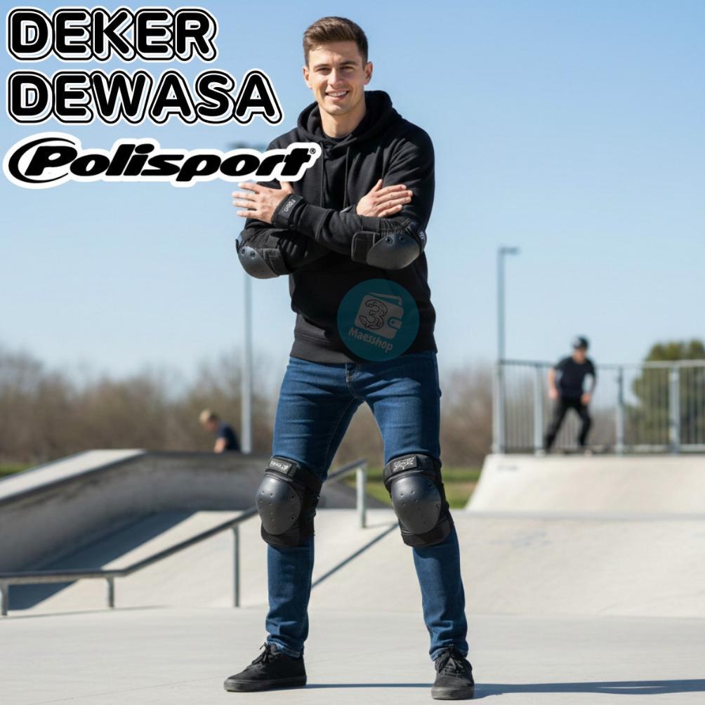 Decker Fox Dekker Fox Deker Pelindung Lutut Kaki dan Siku Tangan