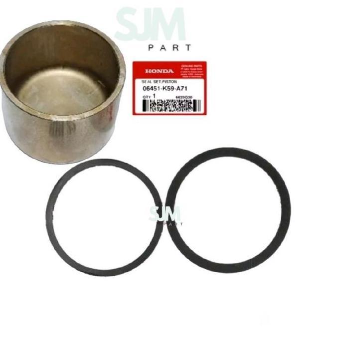 SEAL SET PISTON SIL PISTON SEAT KALIPER REM CAKRAM DEPAN HONDA VARIO 150 ESP VARIO 125ESP GENIO 4511