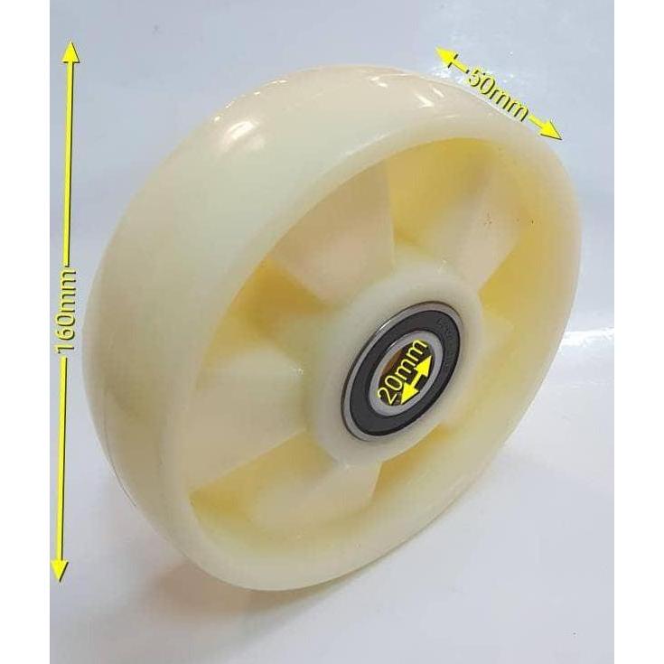 RODA HAND PALLET HANDLIFT KRISBOW NYLON NILON 160X50 160 X 50 MM RESTOCK