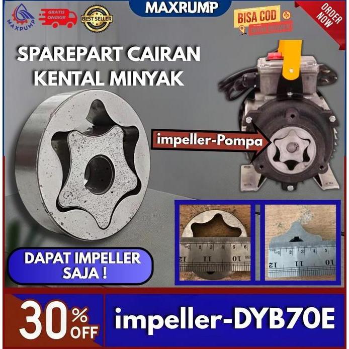 Maxpump Linear Supplypump Rotor Set Feed Pump Impeller Pompa Minyak Cairan Kental Oli Dan Minyak Sol