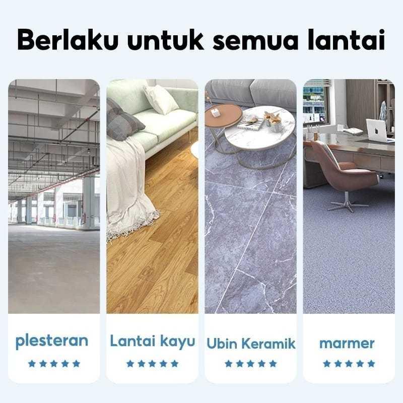 Karpet Lantai Tebal Kualitas Terbaik Premium Lebar 2 Meter Anti Air Anti Panas Motif Kayu