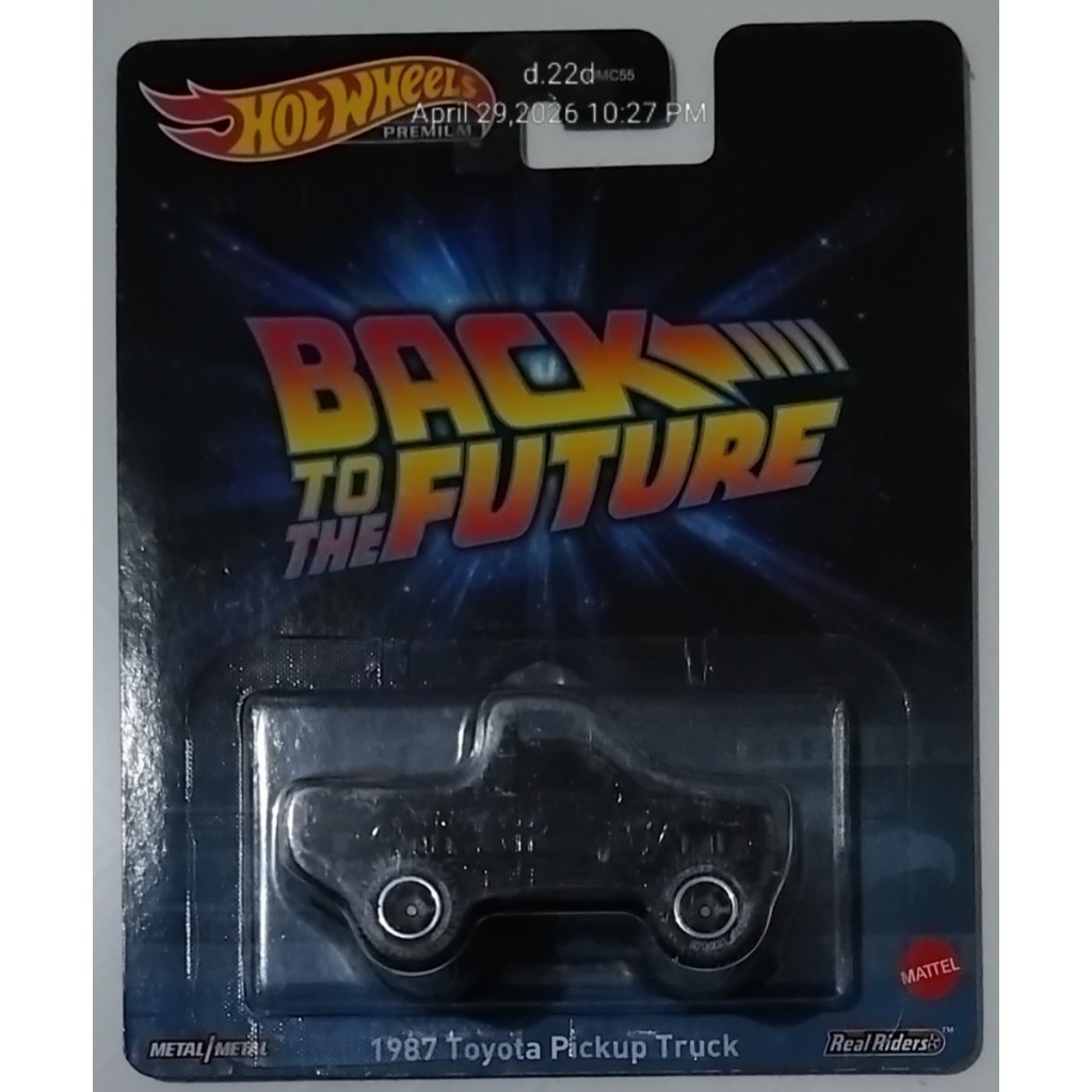 Hot Wheels Premium 1987 Toyota Pickup Truck seri Back to the Future