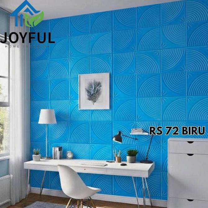 Wallpaper Dinding 3D Foam Headboard Bed Busa