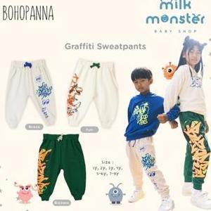 Bohopanna Graffiti Sweatpants / Celana Anak