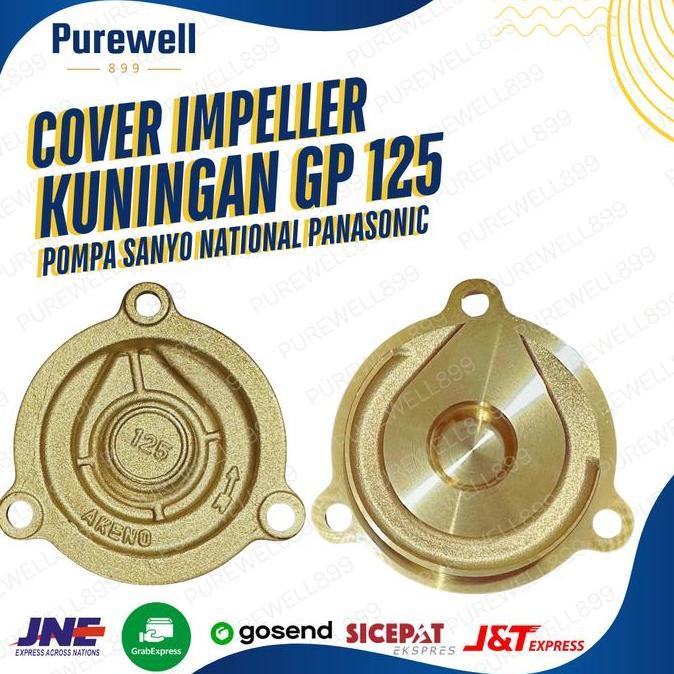 Cover Impeller Kuningan Gp 125 - Tutup Kipas Impeller Pompa Air Gp National - Sparepart Pompa Air Hi