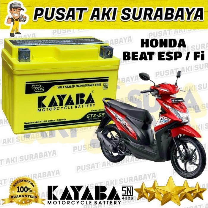 ASLI KAYABA JAPAN STANDARD ACCU KAYABA GTZ5S AKI KERING MOTOR BEAT FI ORIGINAL DAN TERPERCAYA