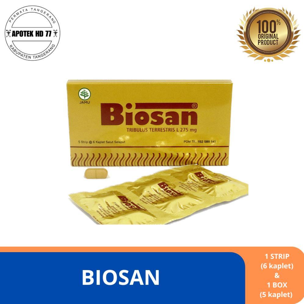 (Terbaru) BIOSAN STRIP EKSTRAK TRIBULUS | MENINGKATKAN KESUBURAN PRIA (Terlaris)