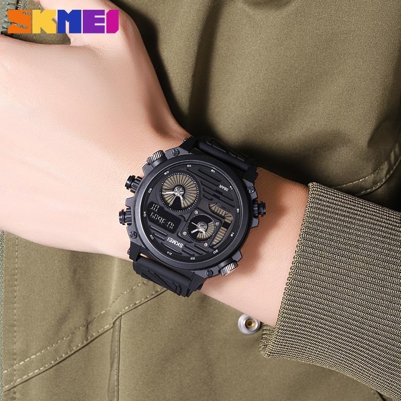 TERMURAH SKMEI 2202 JAM TANGAN PRIA DIGITAL ANALOG SPORT WATCH TALI SILIKON ANTI AIR 5 BAR MGOS