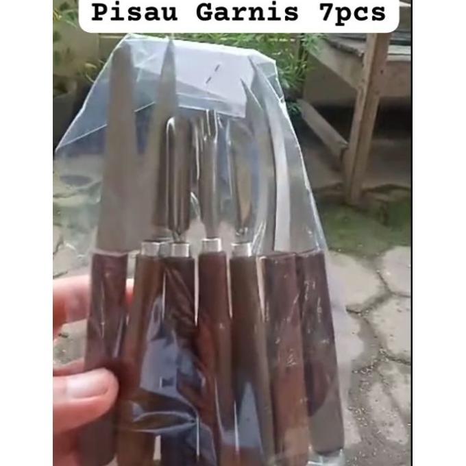 Pisau Ukir Buah / Pisau Garnis 7Pcs / Pisau Set Ukir 7Pcs