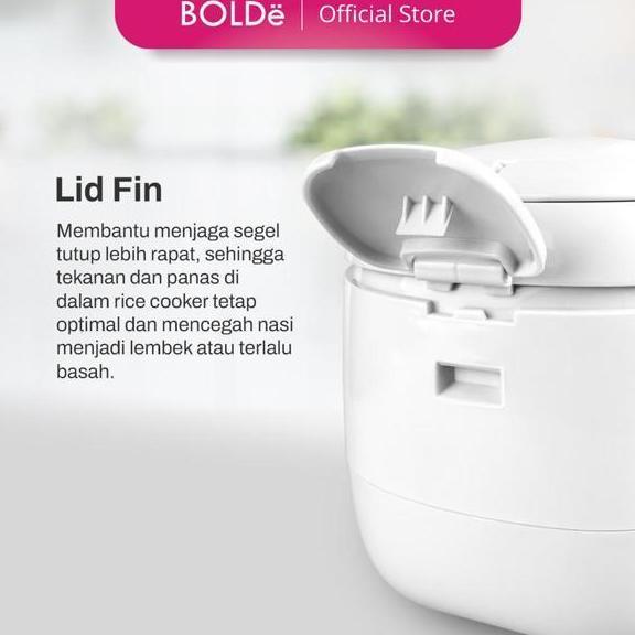 HOT DEALS BOLDe SUPER COOK MINI 0.3L Rice Cooker Portable Anti Lengket BPA Free Cocok MPASI Anak Kos