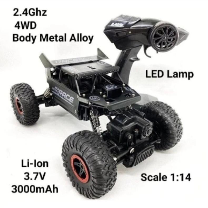 new rc rock crawler jeep of road mainan anak mobil remot control