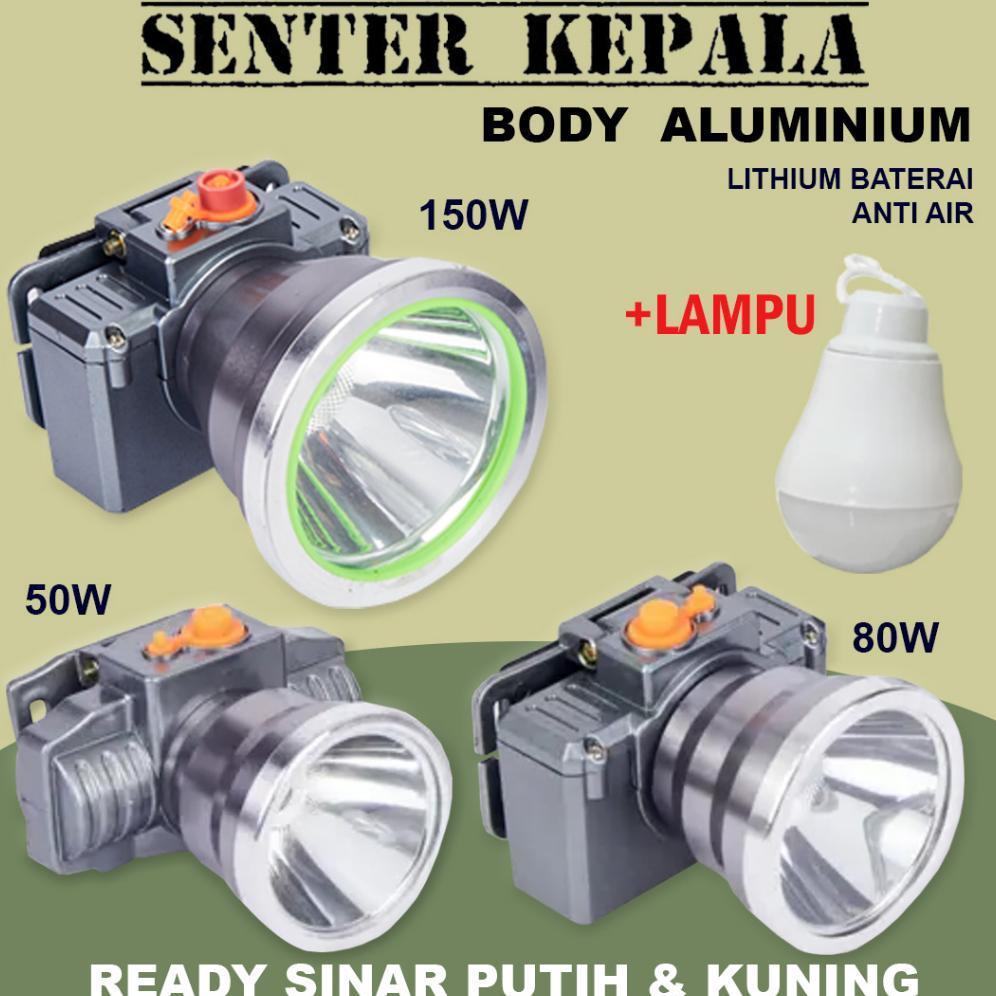 NAYORASHOP SENTER LAMPU KEPALA HEAD LAMP NYALA PUTIH KUNING 30WATT / 35WATT / 50WATT / 80WATT PREMIU