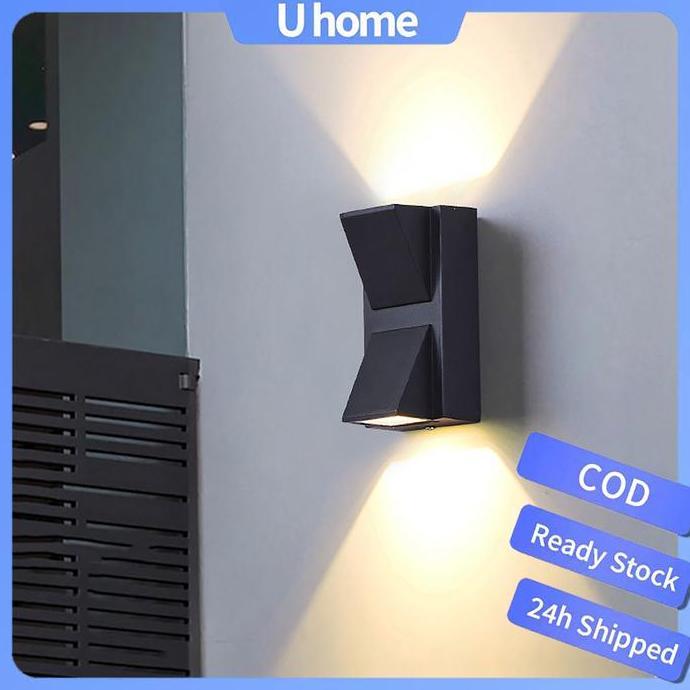 CARACAV Siap Stok CODUh Lampu Dinding Modern Minimalis Lampu Pagar Lampu Teras Lampu Taman 220V Anti