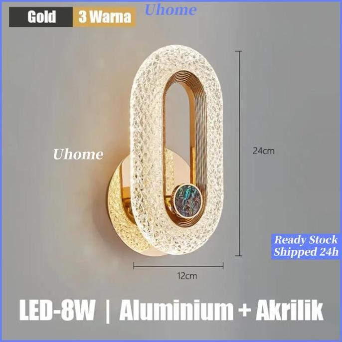 CARACAV Teras / Lampu Hias Dinding / Lampu Dinding Murah / Lampu Hias Gaya Mewah / Dekorasi Rumah Wa