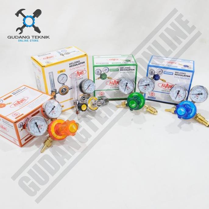 TERAR Regulator Las Oxygen LPG Karbit Co2 ASANO / Welding Regulator Tabung Las Acetylene Propane Kar