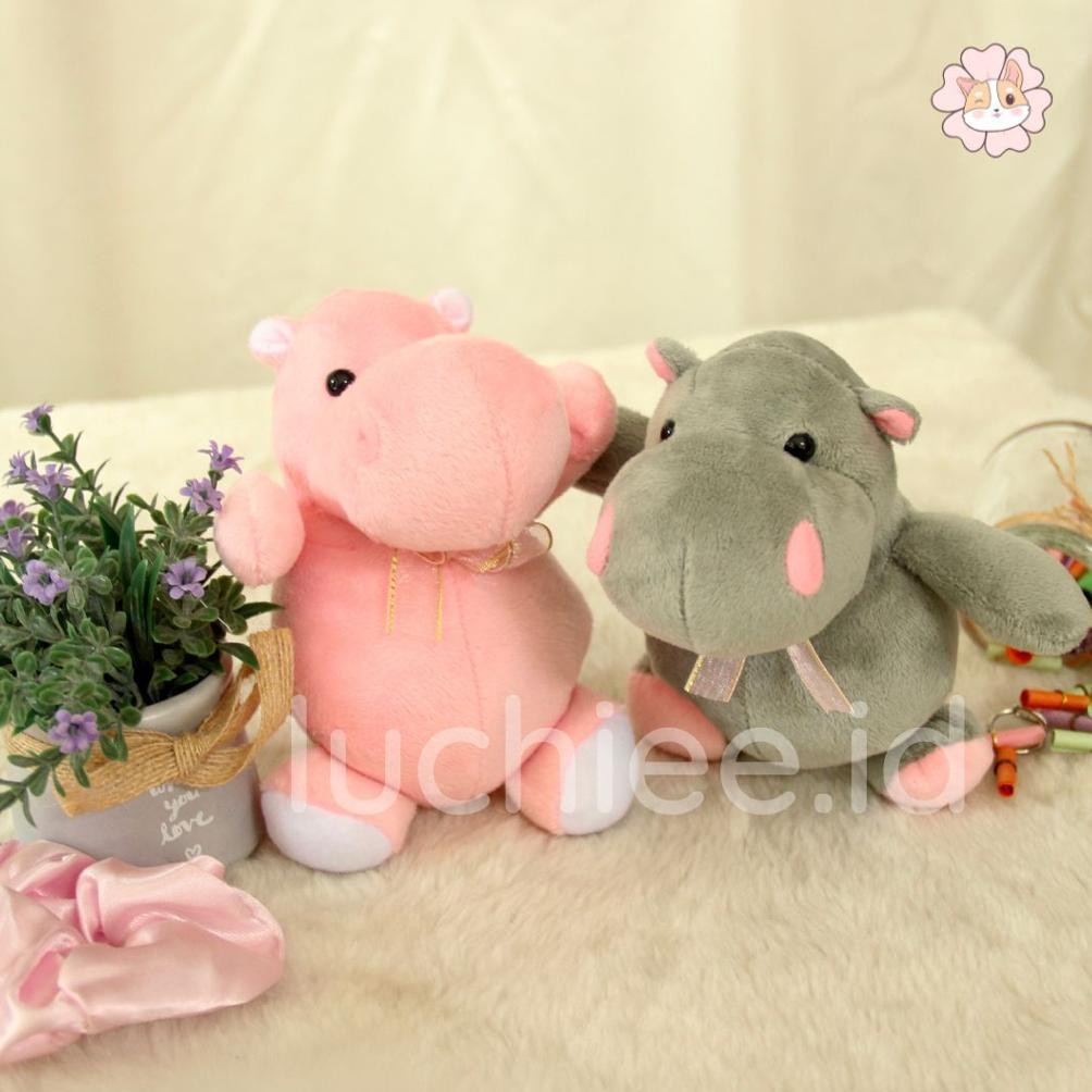 big promo boneka mini 15 cm karakter hippo kuda nil imut lucu sni/ boneka mesin capit/ boneka hamper