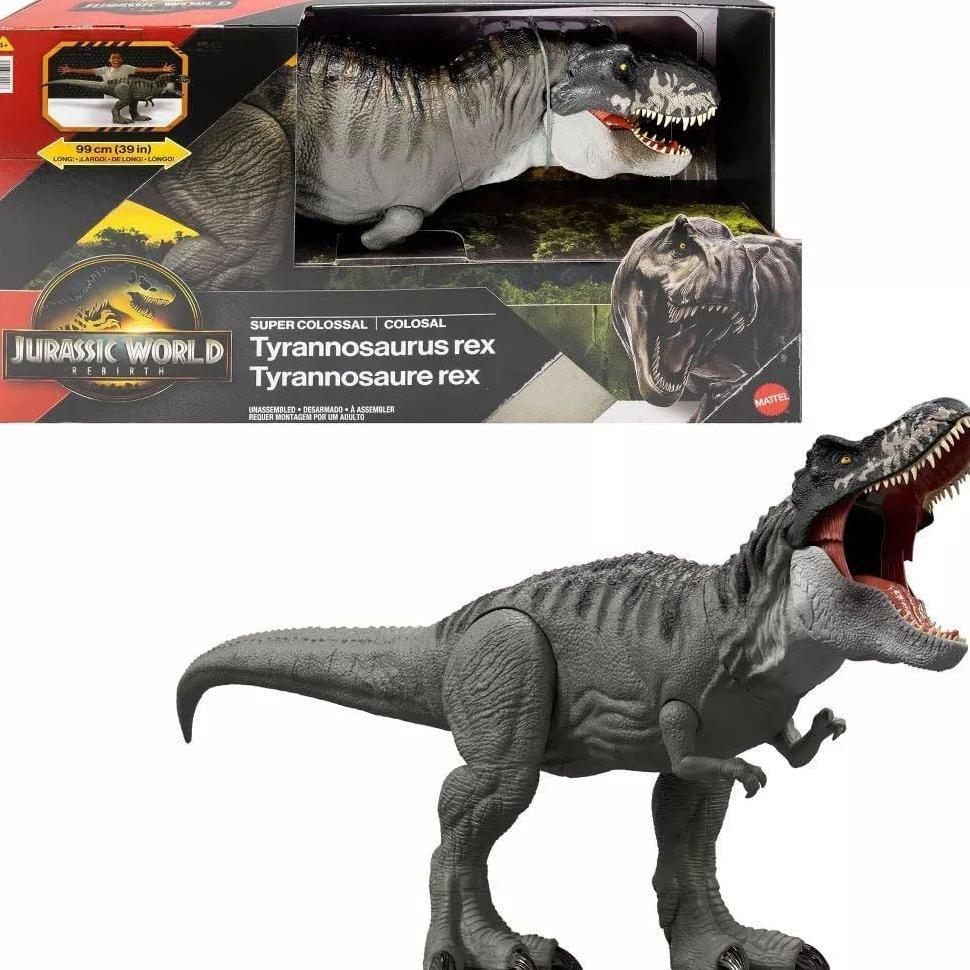 Mattel Jurassic World Rebirth Super Colossal Tyrannosaurus Rex