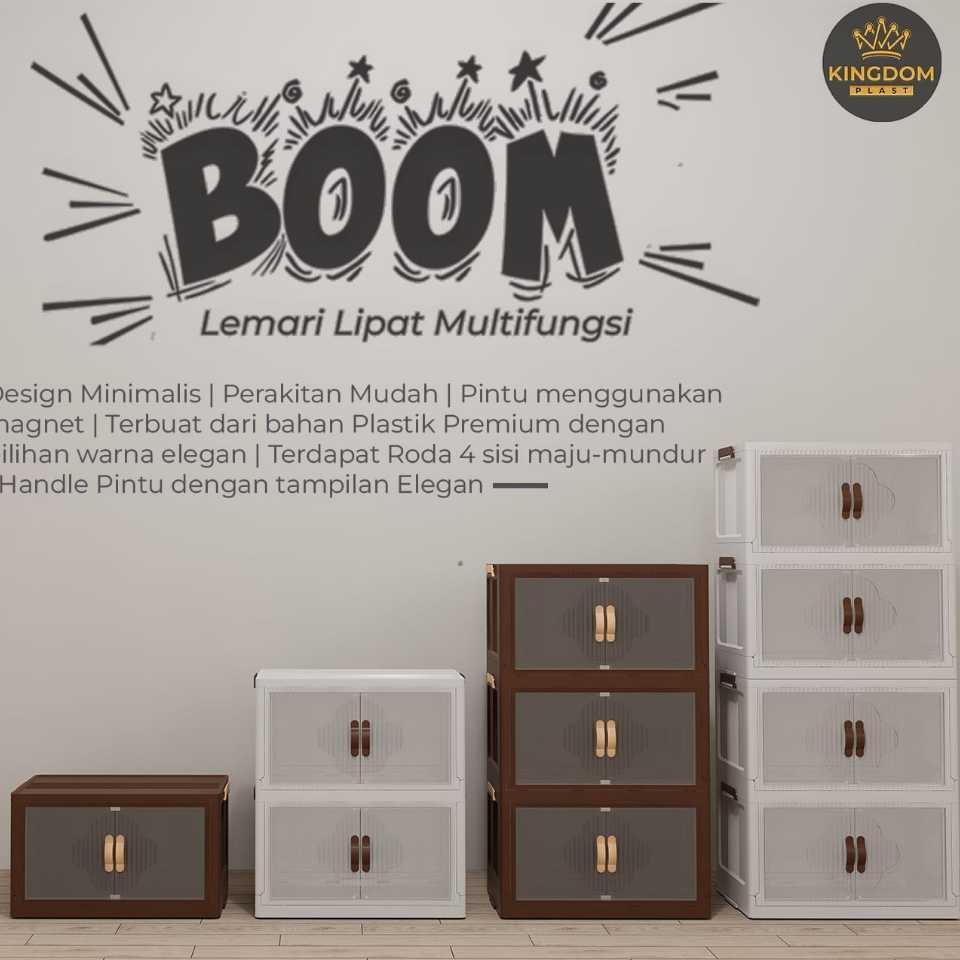 Lemari Plastik Lipat / Rak Lipat / Lemari Lipat Multifungsi