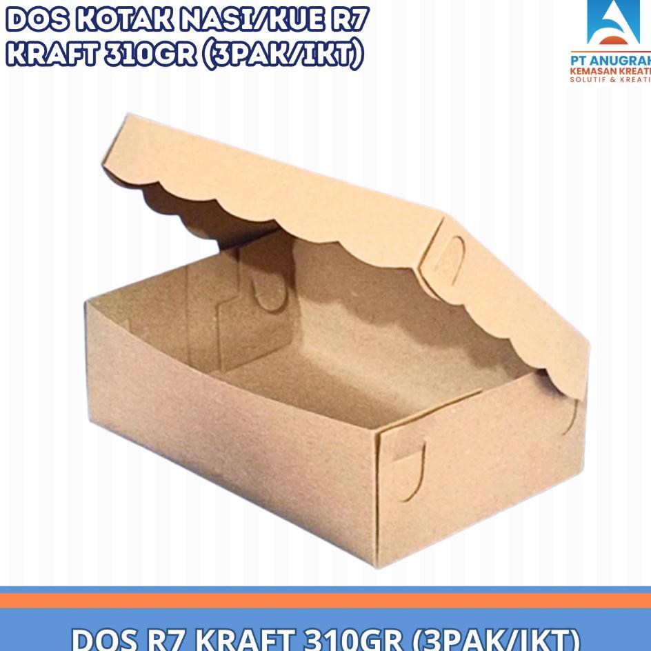 Dos R7 Kraft 310 Gr / Dos Kue (100Pcs)