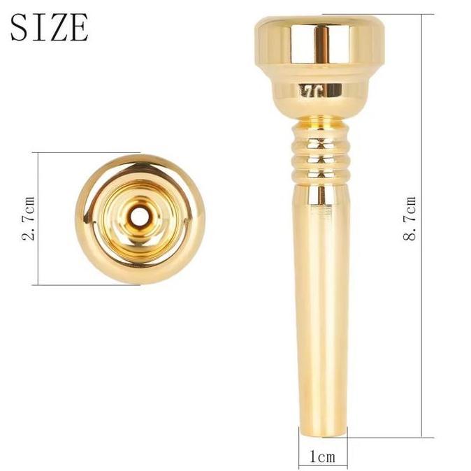 GARAVAR 7c mouthpiece trumpet mouthpiece adaptor mouthpiece trumpet transformers bullet shaped trump
