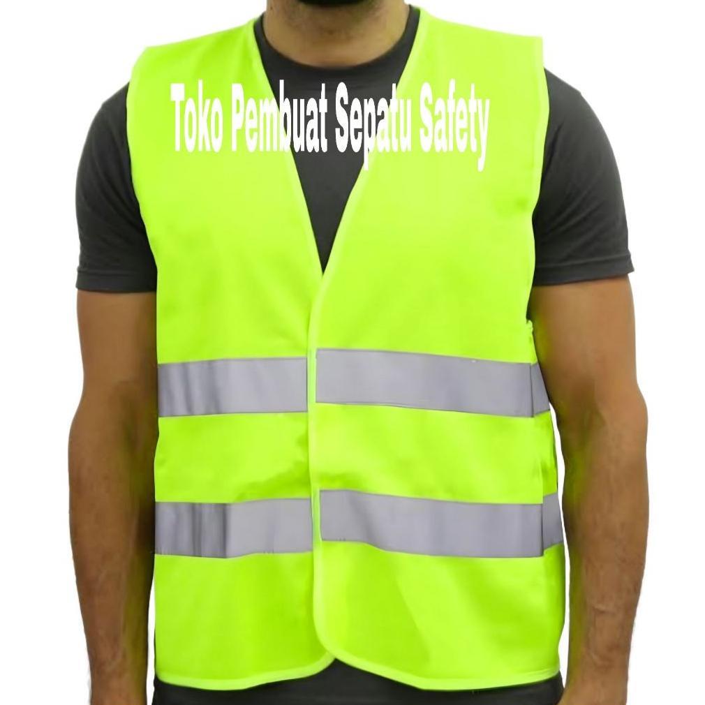 PREMIUM Rompi safety/ Rompi Jaring Scoth / Rompi Proyek / Rompi Parkir Pengaman Jalan Safety Vest Sc