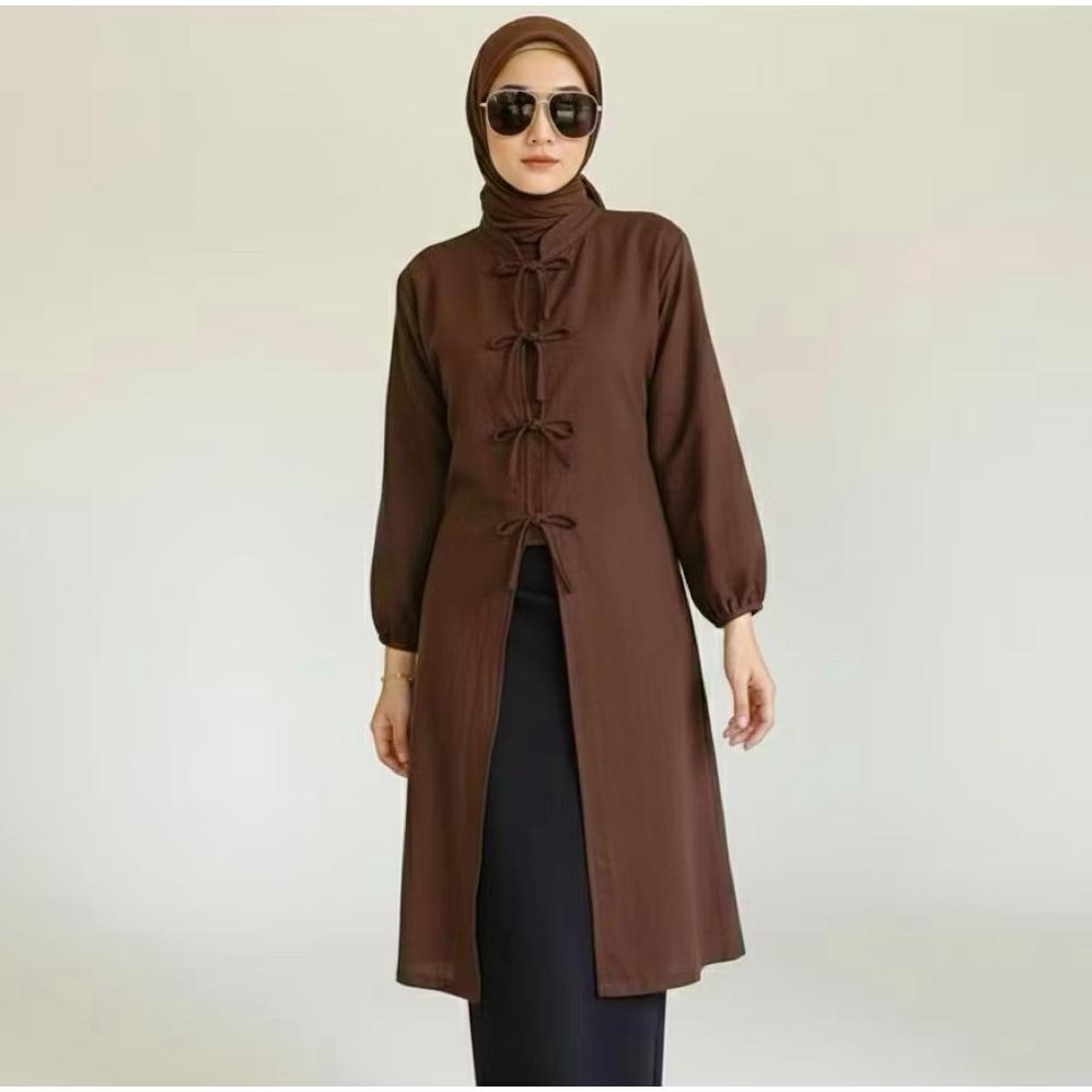 PREMIUM Sorai Long Tunik/ katun poplin ( Edisi Lebaran )