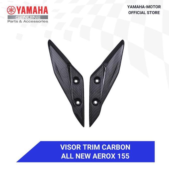 Yamaha All New Aerox 155 Visor Trim Carbon